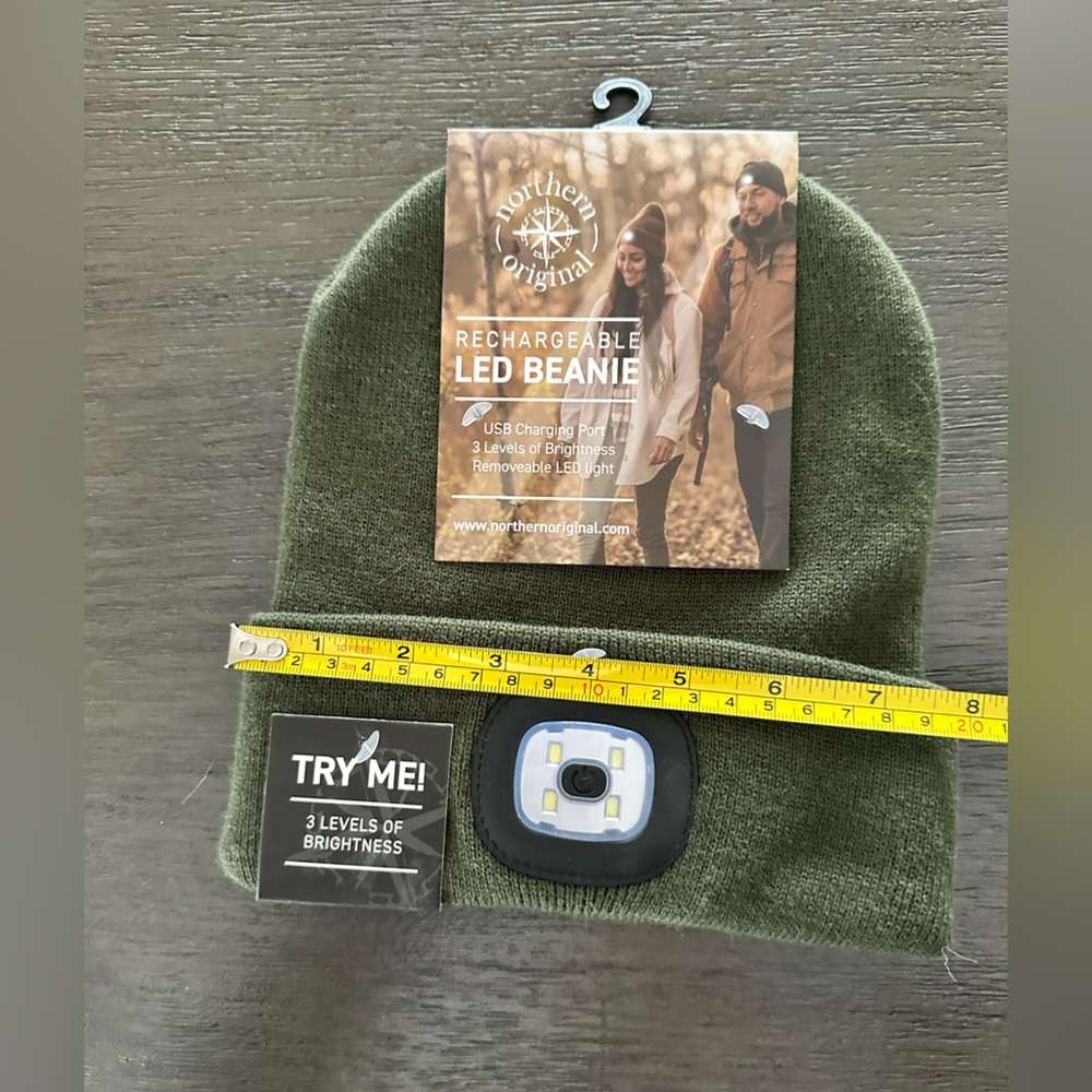 Green LED Beanie - Picture 4 of 4